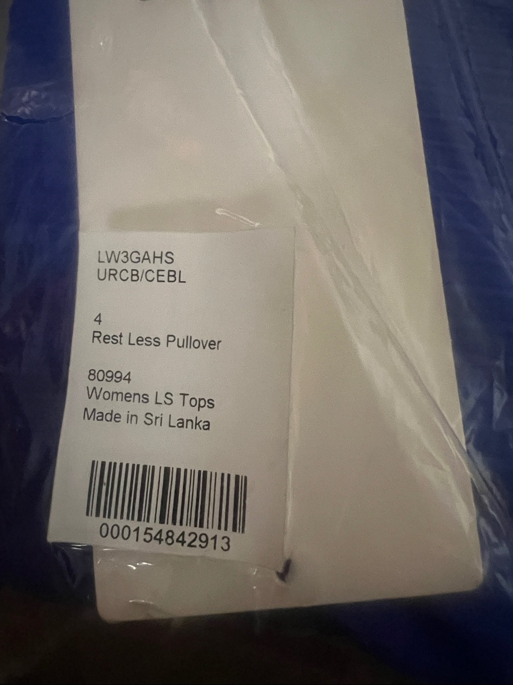 NWT LULULEMON REST LESS PULLOVER TOP - Picture 8 of 8